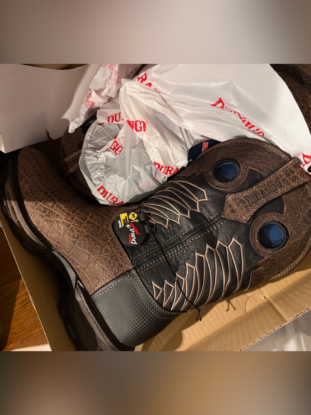 NIB Durango Men’s Steel Toe Work Boots 11w western maverick